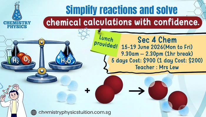 Stoichiometry tuition Sec 4 Singapore